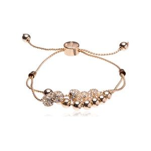 GUESS double row round bead slider bracelet